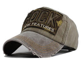 Vintage Rock Cotton Adjustable Baseball Cap
