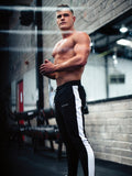 Cotton Gym Stripe Skinny Sweatpants