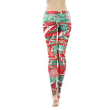Christmas Lollipops Sport Leggings