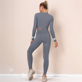 Crop Top + Leggings Yoga Fitness Suit