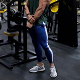 Cotton Gym Stripe Skinny Sweatpants