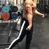 Cotton Gym Stripe Skinny Sweatpants