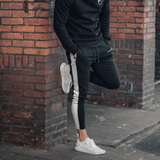 Cotton Gym Stripe Skinny Sweatpants