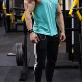 Cotton Gym Stripe Skinny Sweatpants
