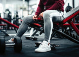 Cotton Gym Stripe Skinny Sweatpants