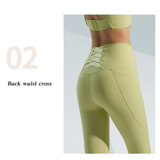Back Waist Cross Yoga Leggings