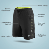 Running Fitness Gym Breathable Shorts