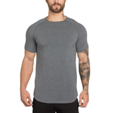 Muscle Summer Long Curved Hem T-shirt