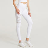 Mesh Patch Design Fitness Leggings