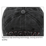 Cotton Retro Letter Baseball Gym Cap