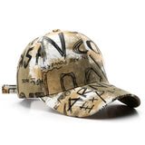 Graffiti Pattern Gym Training Baseball Cap