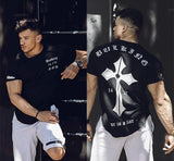 Cotton Casual Gym Muscle Training T-Shirt