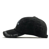 Summer Washed Cotton Snapback Baseball Cap