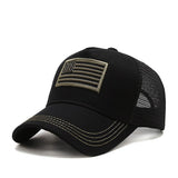 US Flag Summer Mesh Baseball Cap