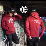 Bodybuilding Autumn Fitness Hoodie Burgundy