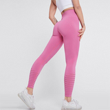 High Waist Seamless Yoga Fitness Leggings Pink