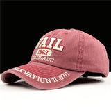 Summer Washed Cotton Snapback Baseball Cap