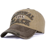 Cotton Retro Letter Baseball Gym Cap