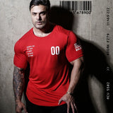 Gym Bulking Curved Hem Training T-Shirt