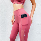 Waist Compression Push Up Pocket Leggings