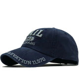 Summer Washed Cotton Snapback Baseball Cap