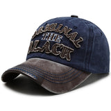 Cotton Retro Letter Baseball Gym Cap