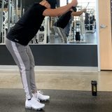 Cotton Gym Stripe Skinny Sweatpants