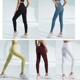 Back Waist Cross Yoga Leggings