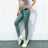 Waist Compression Push Up Pocket Leggings