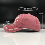 Summer Washed Cotton Snapback Baseball Cap