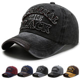 Cotton Retro Letter Baseball Gym Cap