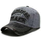 Cotton Retro Letter Baseball Gym Cap