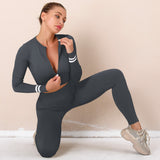 Crop Top + Leggings Yoga Fitness Suit