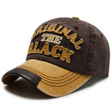 Cotton Retro Letter Baseball Gym Cap