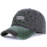Cotton Retro Letter Baseball Gym Cap