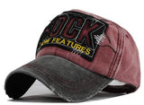 Vintage Rock Cotton Adjustable Baseball Cap
