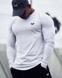 Cotton Muscle Exercise Long Sleeve Tee