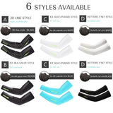 Ice Fabric Sports UV Reflective Arm Sleeves