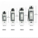 Sport Tritan BPA Free Water Bottles (900ml-700ml-450ml-350ml)