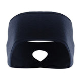 Winter Polar Fleece Sport Headband Blue Pampas Fox Fitness