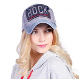 Vintage Rock Cotton Adjustable Baseball Cap