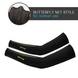 Ice Fabric Sports UV Reflective Arm Sleeves.