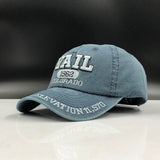 Summer Washed Cotton Snapback Baseball Cap
