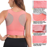 Breathable Gym Running Mesh Sports Bra
