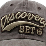 100% Washed Denim Baseball Snapback Unisex Cap Close View