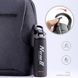 750ml Tritan Material Straw Gym Water Bottle Black