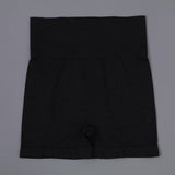 Trendy Seamless Yoga Fitness Shorts Black