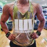 Gym Bodybuilding Workout Sling Singlet