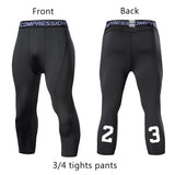 Sports Training Cropped Compression Tights