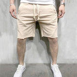 Solid Colour Ripped Weightlifting Shorts